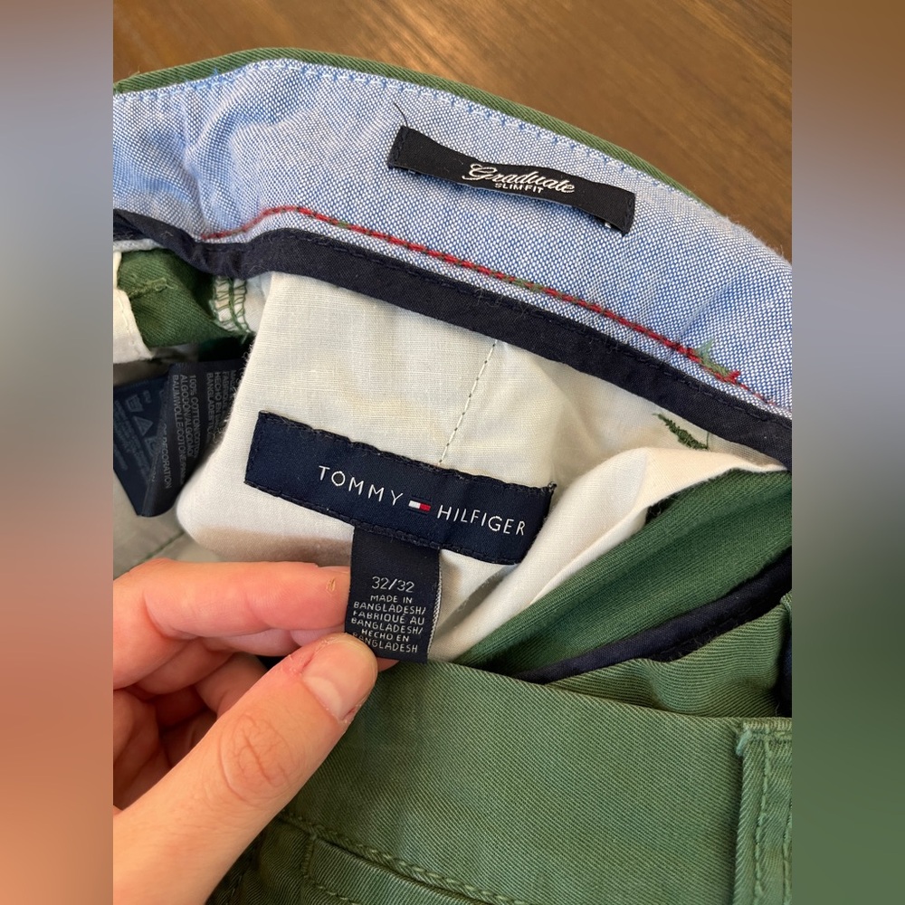 Tommy Hilfiger Olive Chinos - Picture 4 of 6